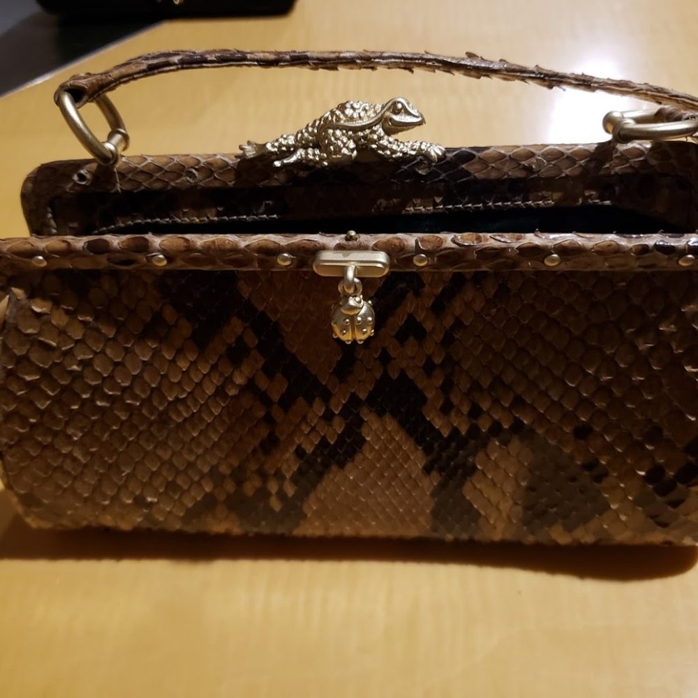 Barry kieselstein-cord snakeskin purse - Picture 9 of 9